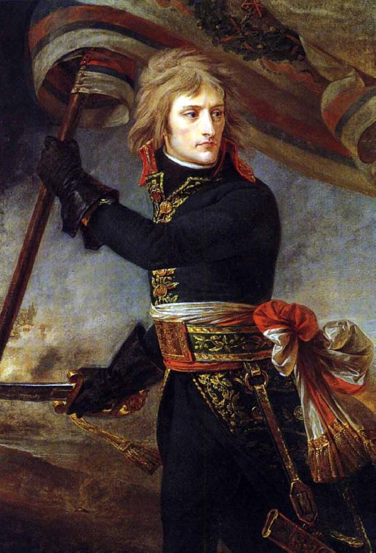 antoine jean gros Bonaparte at the Pont d Arcole oil painting image